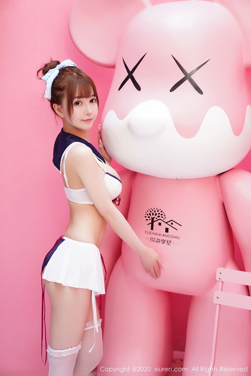[Xiuren秀人网]XR20200514N02243 NO.2243 UU酱 水手服内衣主题预览图 3