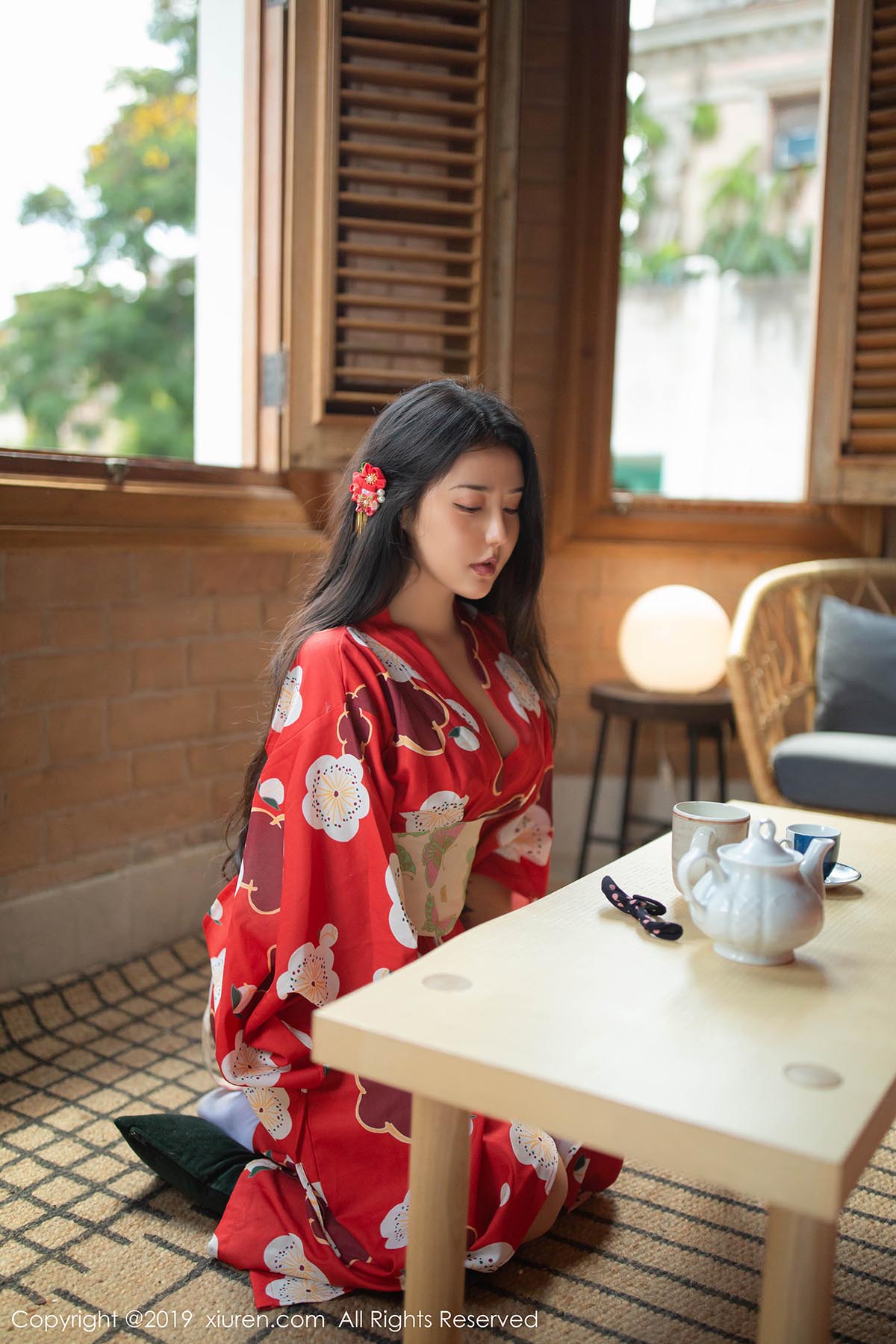 [Xiuren秀人网]XR20190611N01492 NO.1492 美臀女神和服捆绑诱惑 Manuela玛鲁娜