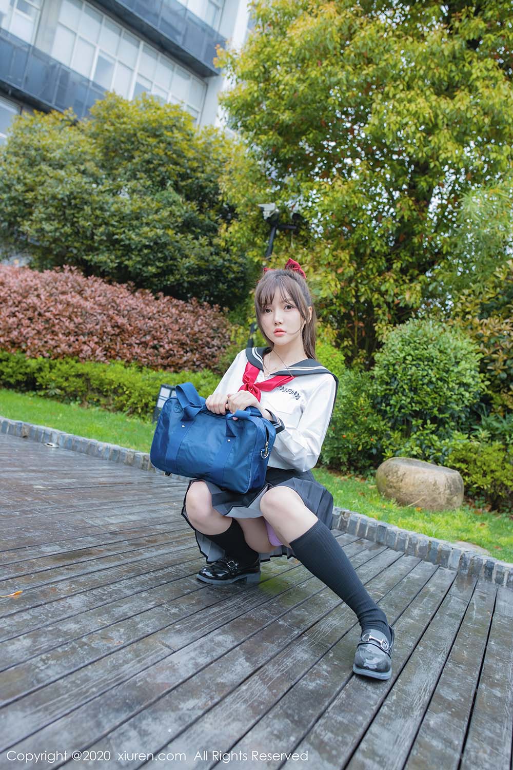 [Xiuren秀人网]XR20200427N02193 NO.2193 糯美子Mini 校园学生服