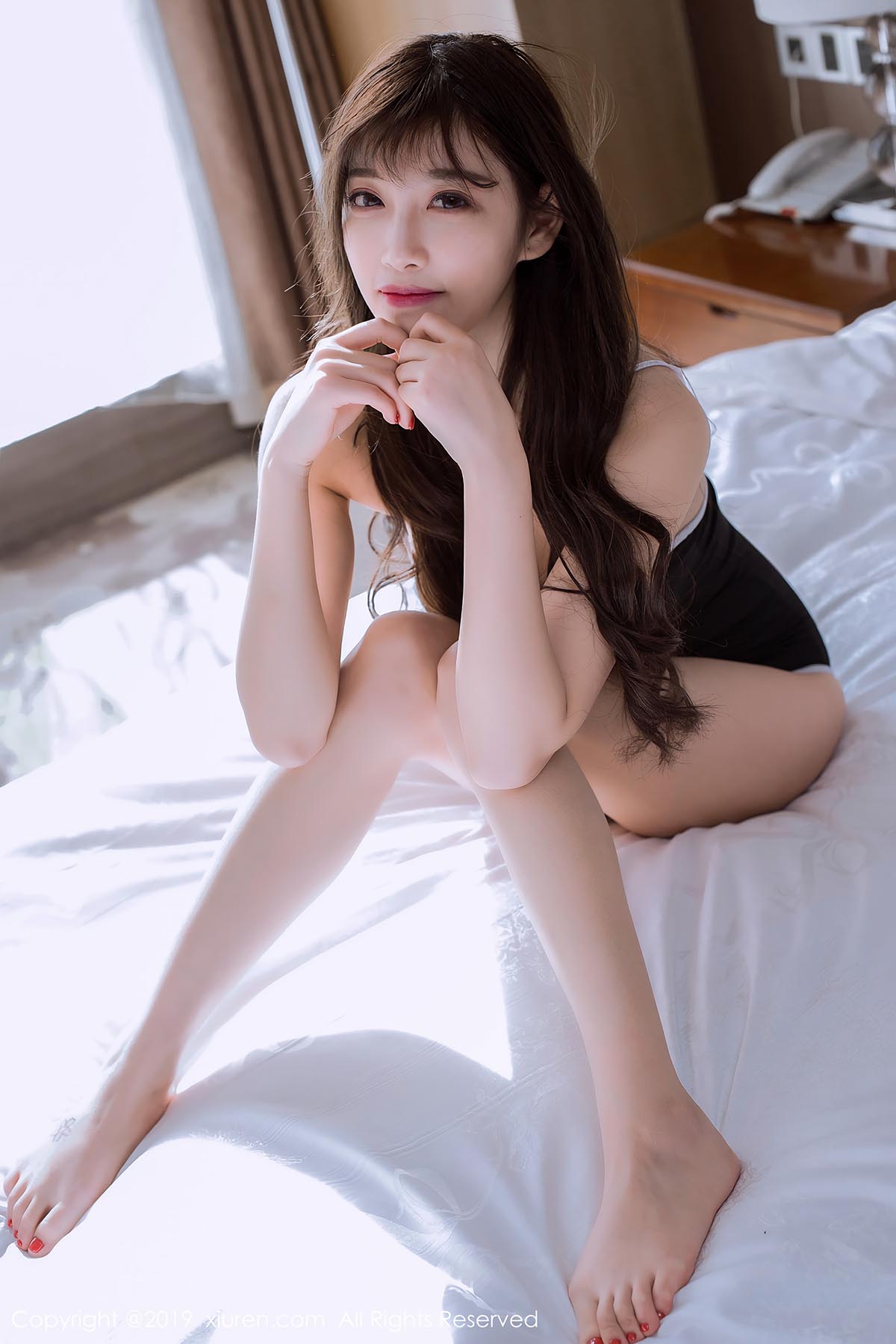 [Xiuren秀人网]XR20190212N01334 NO.1334 性感酥胸，圆润翘臀 杨晨晨sugar预览图 3