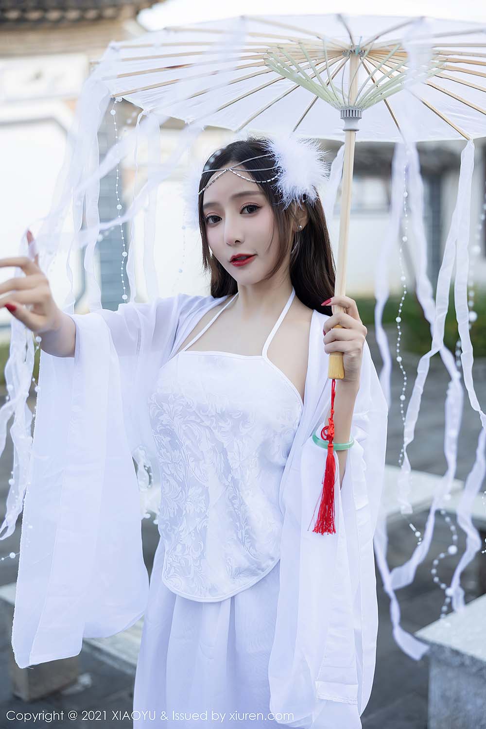 [XIAOYU语画界] VOL.672 白色精致内衣 王馨瑶yanni预览图 3