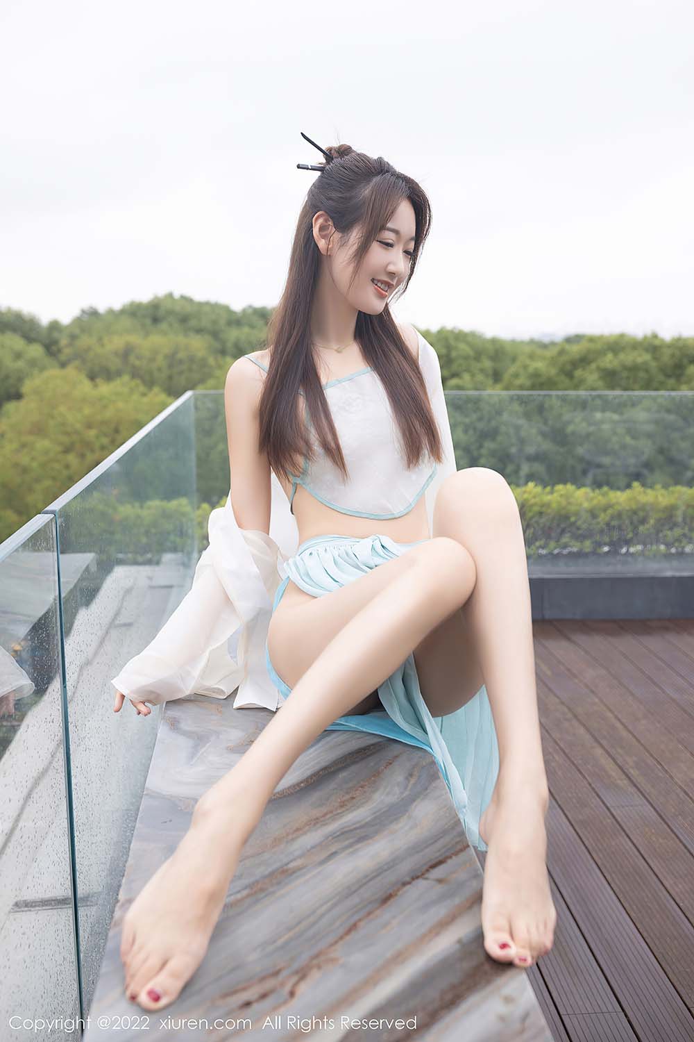 [Xiuren秀人网] NO.4421 古装服饰拍摄 唐安琪预览图 3