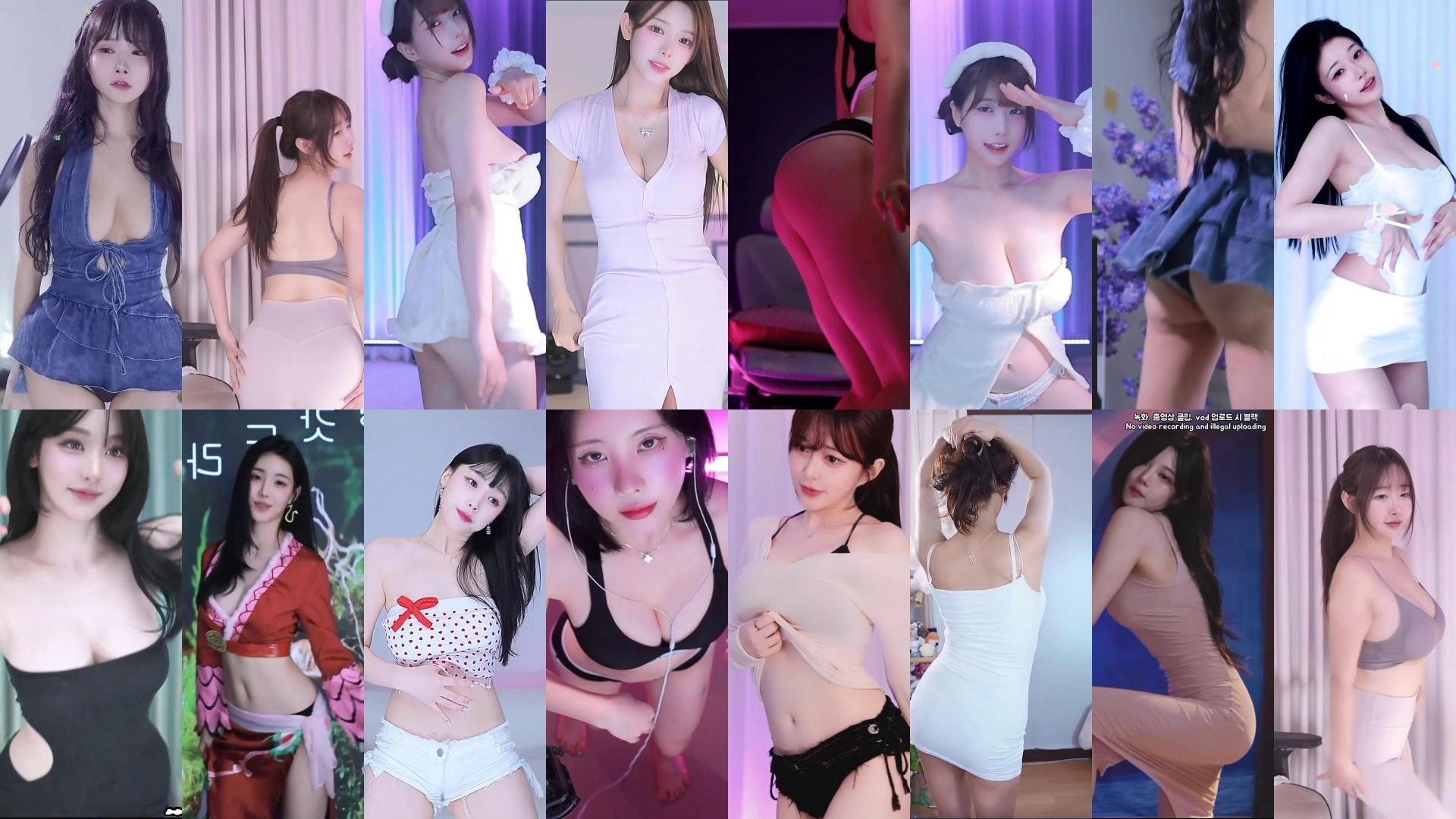 Sooplive韩国BJ 2025年8月7日录制舞蹈合集