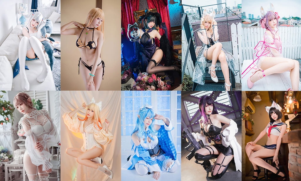 台湾妹子ElyEE COSPLAY写真作品合集&随包视频
