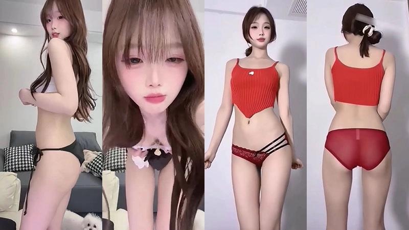 快手主播小雯胖几定制性感自拍