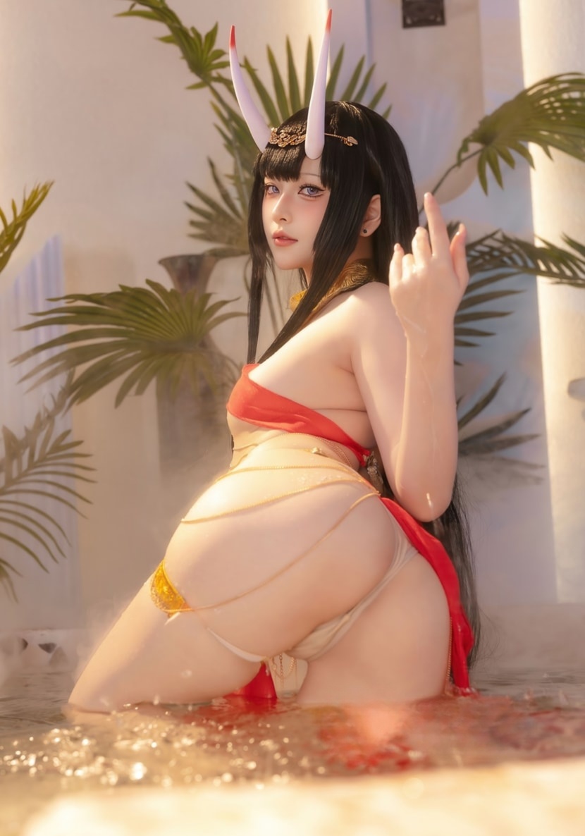 屿鱼 NO.078 碧蓝航线 能代 赤纱浴影预览图 2 屿鱼 NO.078 碧蓝航线 能代 赤纱浴影预览图 2