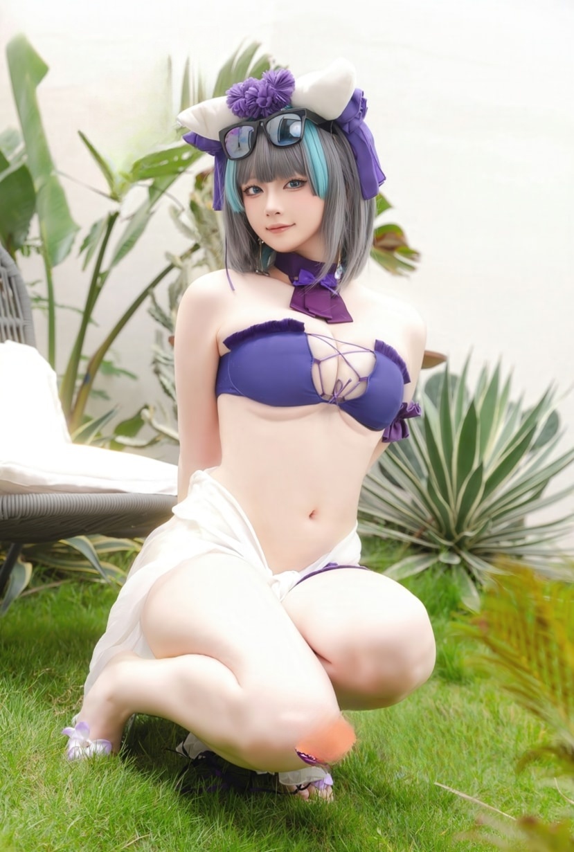 屿鱼 NO.069 柴郡泳装(碧蓝航线)