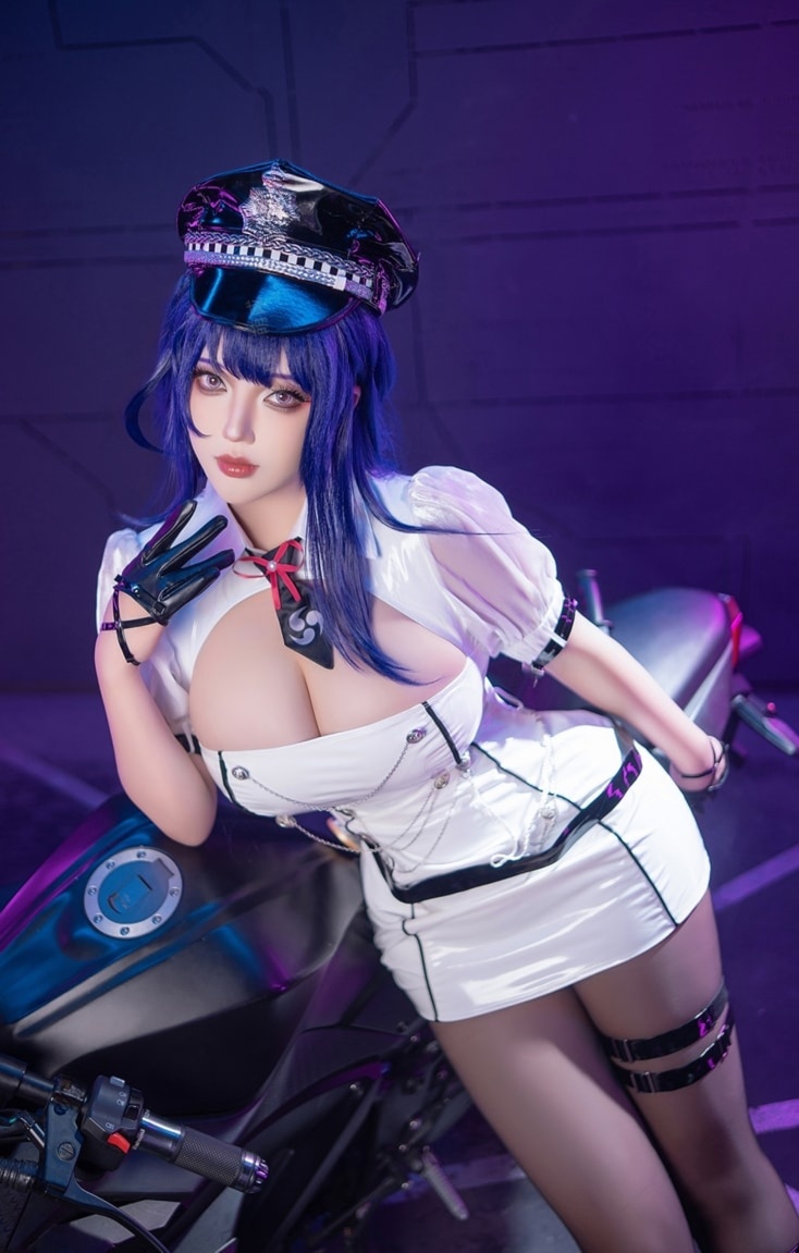 菌烨tako NO.042 原神 雷电将军赛车