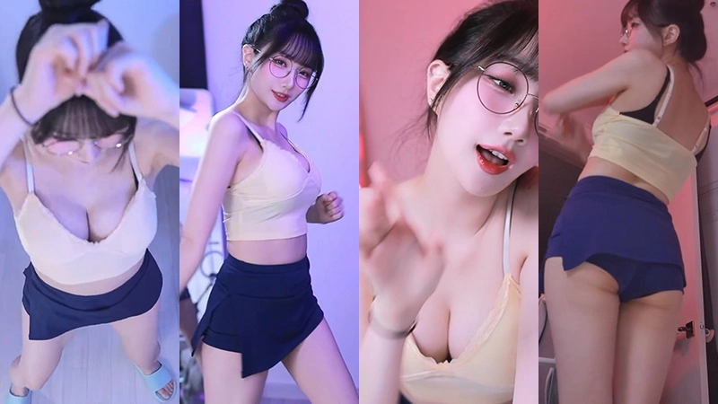 韩国Twitch直播主播韩晶26年1月2日舞蹈录制