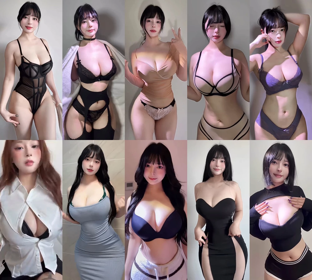 抖音直播童颜巨乳拉面熊付费定制短视频