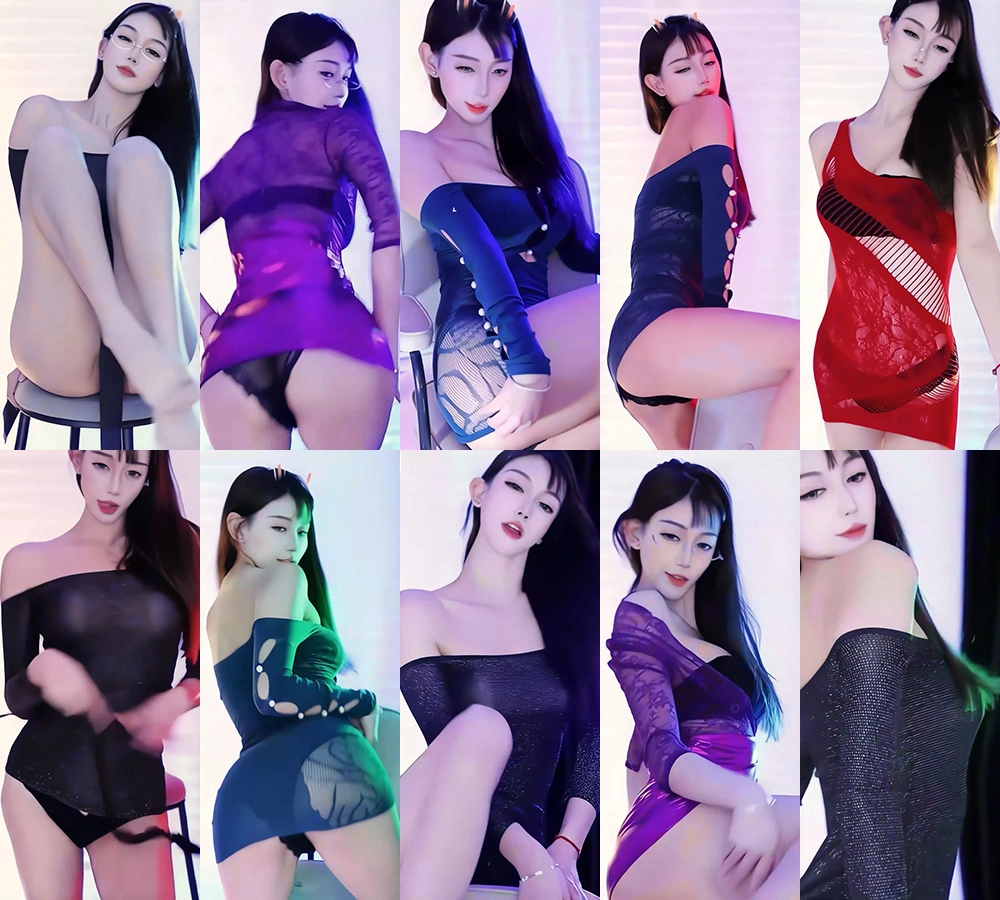 乐嗨直播蛋挞精选舞蹈透视包臀裙无水印版